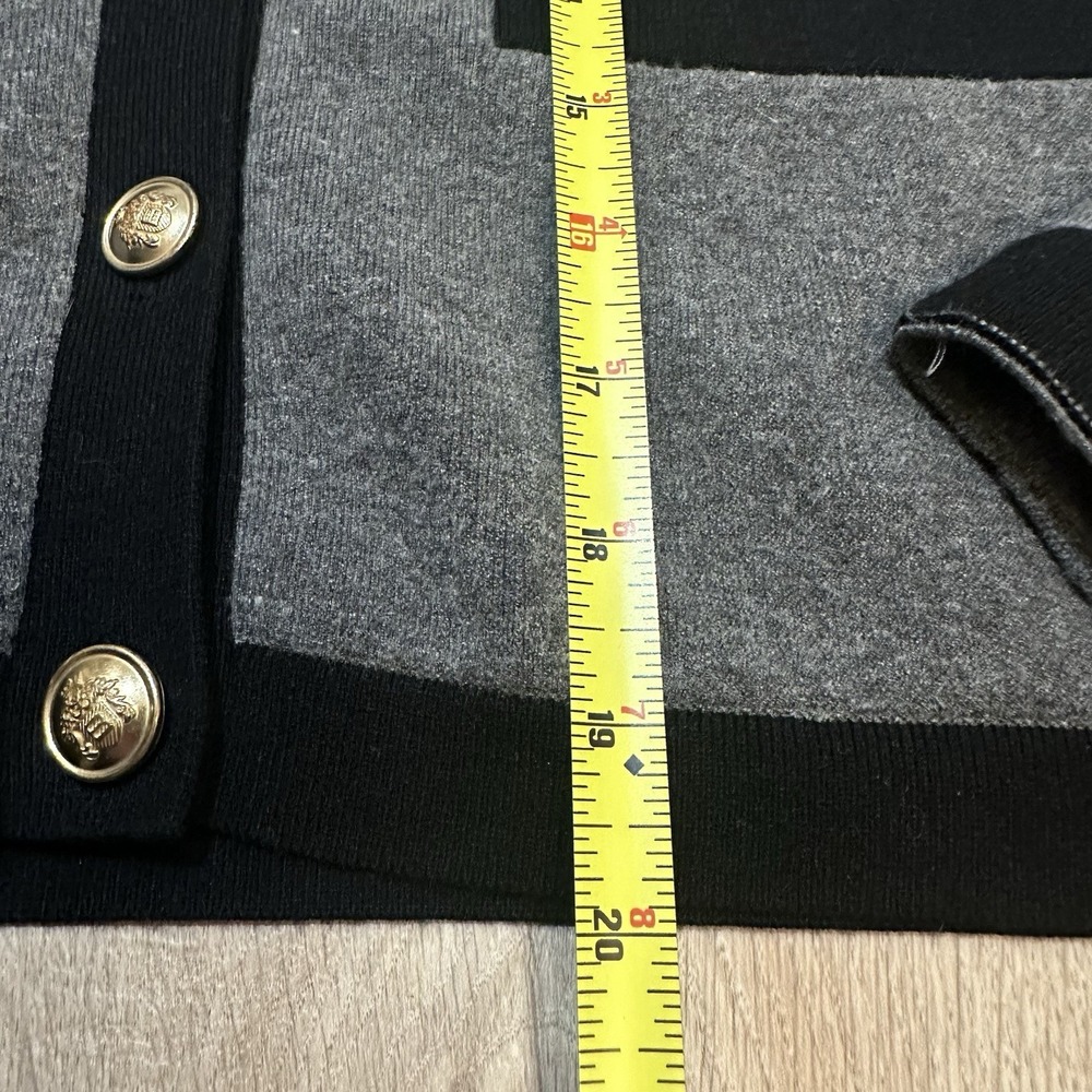 Aritzia Babaton Approach Cardigan Wonder Yarn Lady Sweater. Sz S Black Gray - Picture 6 of 10